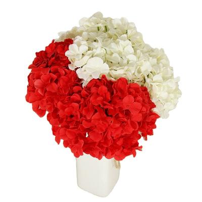 China Wholesale Natural Touch Decor Artificial Flower Hydrangea Hot Sale Home Wedding Ball With Wedding Decorations Flowers for sale