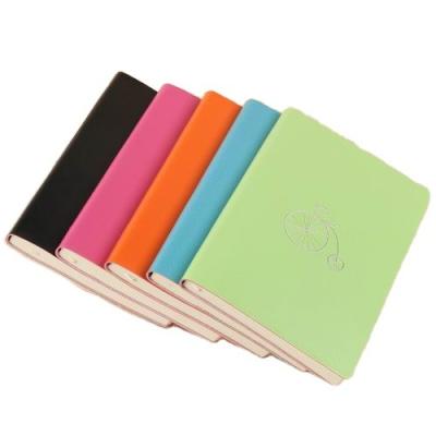 China Soft Flexible Softcover PVC Cover Notepad Journal Leather Notebook A5 for sale