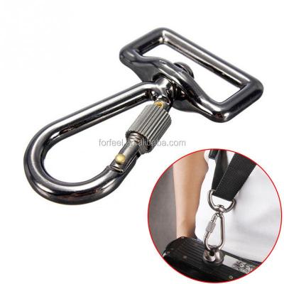 China Zinc Snap Hook Zinc Alloy Ring Carabiner Screw Lock Quick Release Good Quality For DSLR Camera Bags Sling Strap for sale