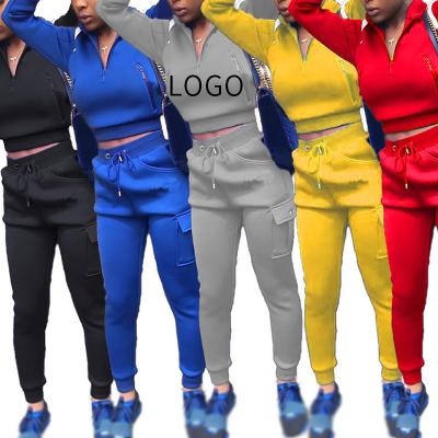 China Wholesale Women Custom Logo Breathable Sweatpants Set Hoodie Women Jogging Sweatpants Clothing 2 Piece Set for sale