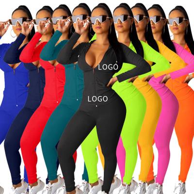 China 2021 Breathable Women Joggers Suit Sweatsuit Sets Sport Women Tracksuit Two Piece Set for sale