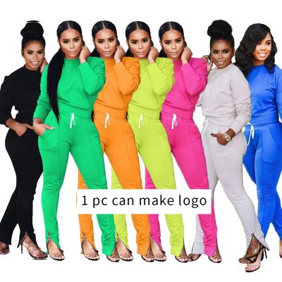 China Plus Size Customized Logo Autumn Women Sets Sweat Suits 2021 For Women Jogging Suits Wholesale Tracksuits for sale