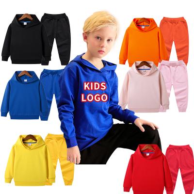 China Custom Kids Anti-Shrink Hoodie Set Blank Hoodies Wholesale Kids Sweatshirts And Hoodies for sale