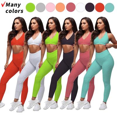 China 2021 Quick Dry Color Women's Activewear Activewear Workout Yoga Breathable Fitness Wears for sale