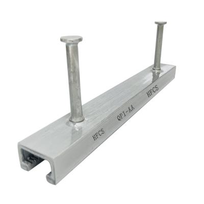 China Pipeline Gallery Support Hanger HFCS QPI-AA Heavy Duty Cast-in Rails Strut Channel With Teeth Channel Hot Rolled Embedded Steel for sale