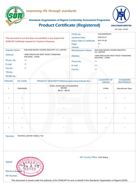 SONCAP - Jinhua Huacheng Group Co., Ltd.