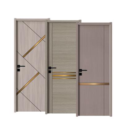 China Modern Traditional Solid Wood Interior MDF Doors Melamine Door Soundproof House Doors for sale