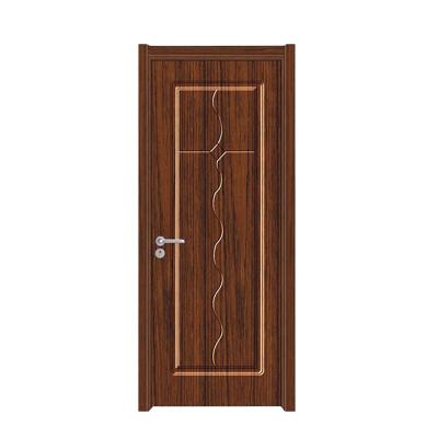 China Latest Modern Design PVC Door Interior Door Room Wooden Door for sale