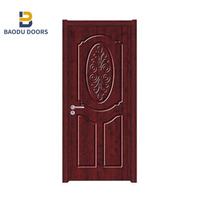 China Automatic line of modern pvc wooden doors with keyless home pvc sliding door lock and door furniture hardware for sale