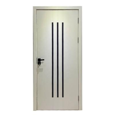 China BAODU primer price modern white waterproof bedroom melamine wooden door for sale