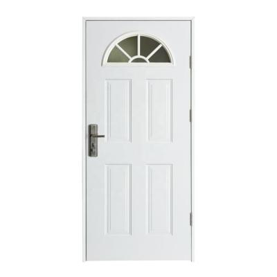 China Modern Stylish Interior Modern Security Front Main Entrance American Steel White Door for sale