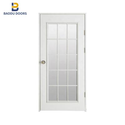 China modern decorative american steel door with dismantle steel door hangers steel door frames puerta americana for sale