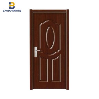 China Modern steel american steel price 6 panel door low price china steel door for sale