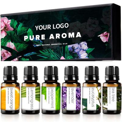 China AMBER BROWN Anti-Puffiness Bottles 10ML WITH DROPPER 6 PACKETS BY AROMA 100% PURE AROMATHERAPY OILS GIFT SET THERAPEUTIC GRADE ESSENTIAL OILS KIT for sale