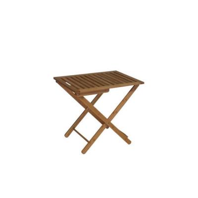 China Modern hot sale multifunctional natural color hotel bamboo folding luggage rack with 4 nylon straps for sale