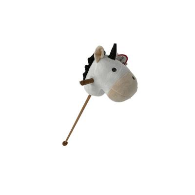 China Main Plush Series Animal Kids Riding Stuffed Toy Unicorn Hobby Horse Stick for sale