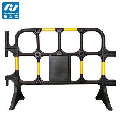 China Best Selling 2022 Standing 1400 Meter HDPE Plastic Pedestrian Traffic Barriers Temporary Safety Barrier For Crowd Control for sale