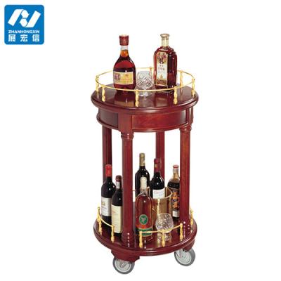 China hotel trolley liquor and wine trolley/luxury hotel trolley with liquor for sale