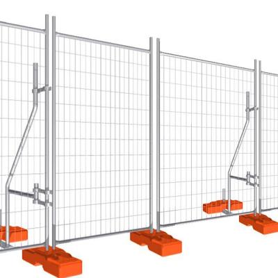 China Powder Coated Trellis Gates Metal Fencing Mesh for Mobile Construction Site Hoarding for sale