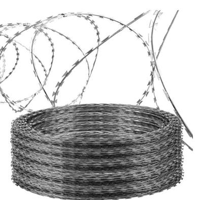 China Hot Dipped Galvanized Barbed Wire Concertina Razor Wire Hot sale for sale