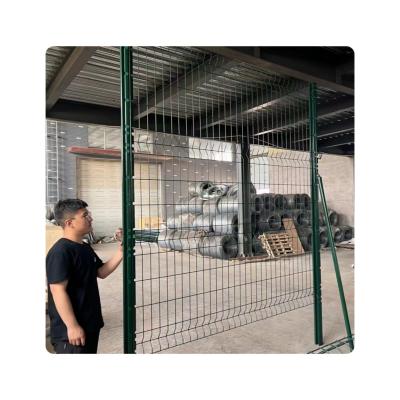 China High quality Factory Sale Cheap Garden Galvanized Fences and 3D Welded Wire Mesh Fence Panel Farm Welded Wire Mesh Panel Fencing for sale