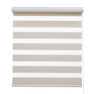 China Minimalist Manual Zebra Blinds Korean Fabric Double Zebra Blind For Blinds And Window Sun Shade Zebra Shades for sale