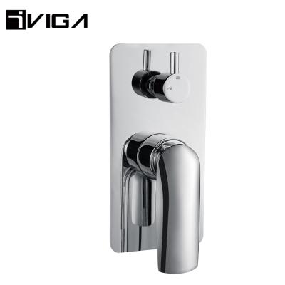 China Without 59 Fancy Shower Mixer Solid Brass Shower Faucet Slide Bar Concealed Shower Faucet for sale