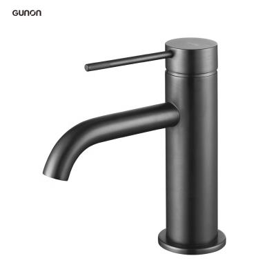 China Modern Durable Hotels And Homes Install Round Gray Faucet Switch For Bathrooms for sale