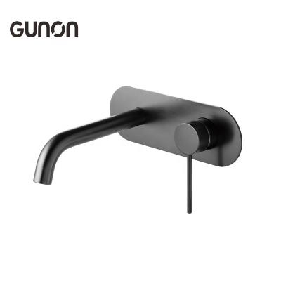 China 2020 Modern Hot Selling Hidden Basin Pure Brass Gray Single Handle Single Handle Mixer Tap Faucet for sale