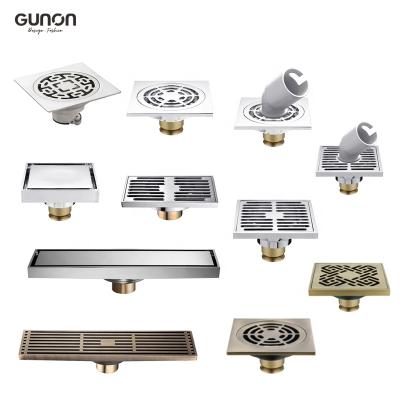 China Modern Floor Drain Supplier Bathroom Rectangle Floor Drain Shower Drain Tile for sale