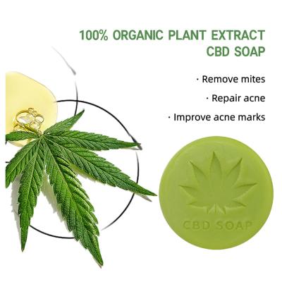 China Wholesale Cbd Hemp Seed Oil Base Cleansing Soap, Whitening, Antioxidant, Acne Treatment Handmade Soap for sale