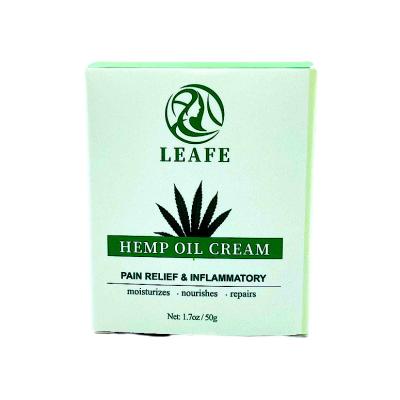 China 100% Organic Anti Aging Plant Extract Plant Extract Easy To Absorb Face Cream Nourish Skin Private Label Hemp Oil Cream for sale