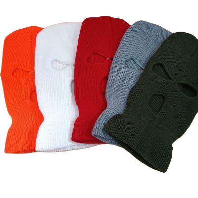 China Dobby 3 Hole Balaclava Knit Colorful Recycling Style Wholesale Skimask Spider Skimask for sale