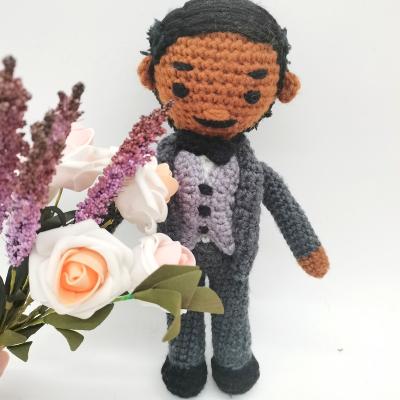 China Hot sale crochet toys for children custom made handmade Jon Snow toy for sale