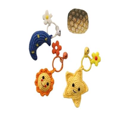 China Key Chain/Hot Selling Bag Pendant Customized Handmade Star Moon Hook Key Chain Sun Key Chain Bagchain for sale