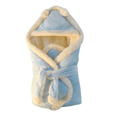 China Breathable and comfortable breathable high quality outer cotton thicken baby sleeping bag for sale