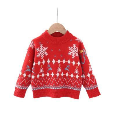 China 2022 Breathable Autumn and Winter Hot Sale Christmas Soft Children Knitted Sweater Cardigans for sale