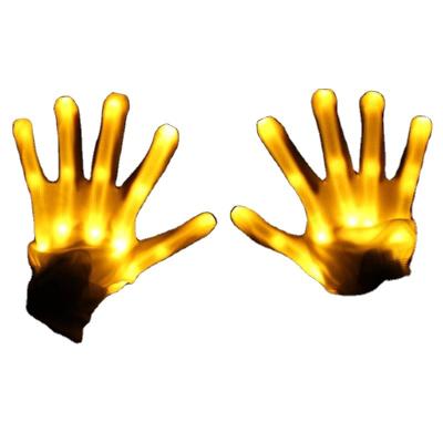 China Simple Hot Sale Halloween Party Supplies Props Show LED Light Finger Flashing Mitts for sale