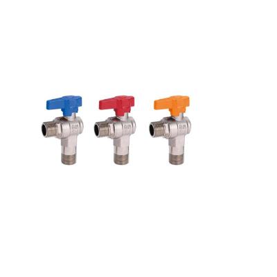 China General special brass angle valve set for high quality wall-hung boiler easy to install Chinese factory G1/2 G3/4 for sale