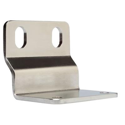 China Custom Bracket Stainless Steel Sheet Metal Folding 90 Degree Corner Spare Bracket Parts for sale