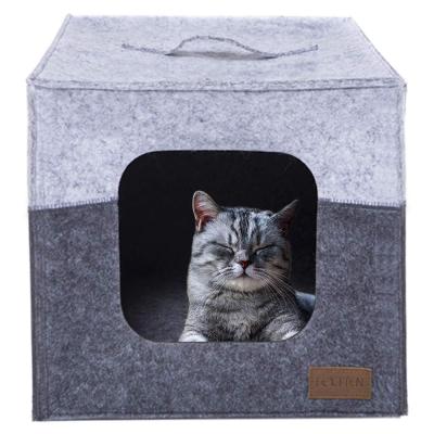 China New Type Viable Round Cat Bed, Cat Sleeping Bed, Good Price Bamboo Cat Bed for sale