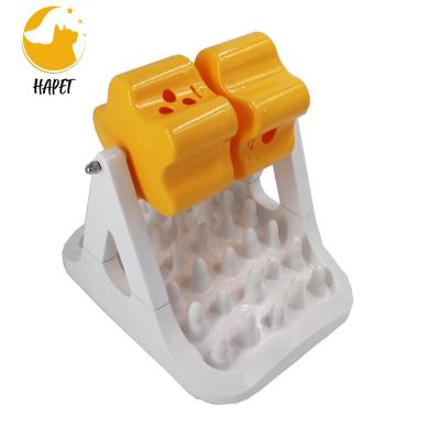 China IQ Automatic Slow Interactive Food Dispenser Dog Food Toy Interesting Toy Dog Feeder Dog Dispensing Slow Feeder for sale