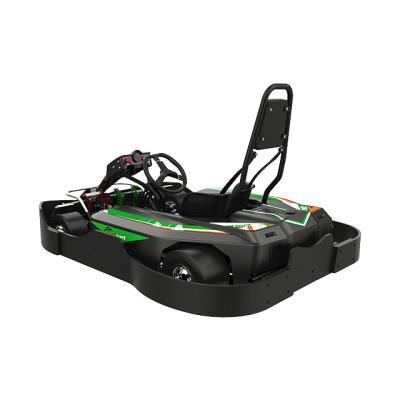 China Black Green 60AH*2 Lithium Battery Powered Go Kart For Adults 90km/H for sale