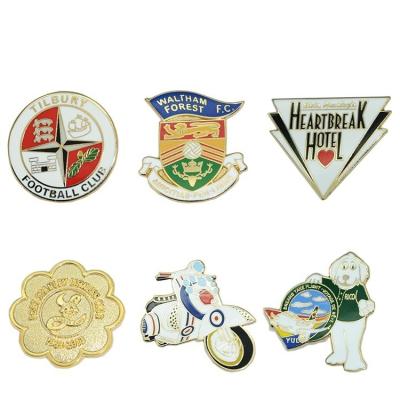 China Zhongshan Custom Factory Custom Cheap Aluminum Die Casting 3D Badge Enamel Pin for sale