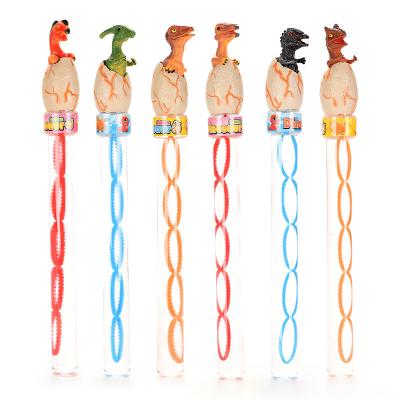 China Dinosaur chopping & collection 34 cm bubble sticks chopping dinosaur model for collection bubble solution capacity 140ml summer toys for kids for sale