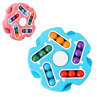 China Mini New Push Fidget Sensory Toys Reduce Effort Amazon Fidget Spinning Magic Cube Gyro Toys Fidget Toys For Wholesale for sale