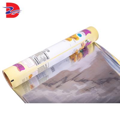 China 2 Side Pe Opp Bopp Plastic Packaging Food Wrap Moisture Proof Aluminum Dry Polyester Laminated Film Roll for sale