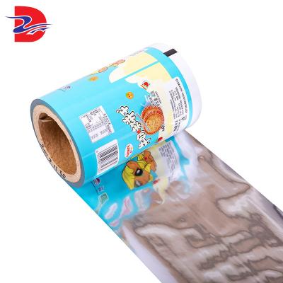 China Bopp Lamination Laminate Milk Powder Package Moisture Proof Kraft Paper Plastic Printing Roll Film for sale