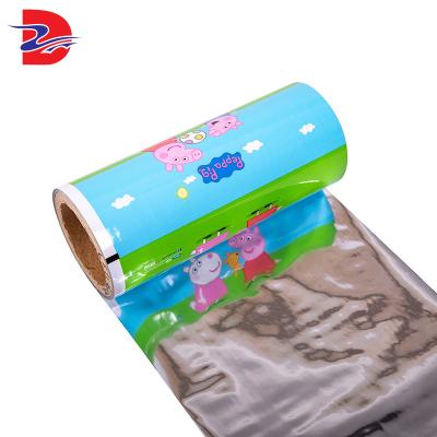 China Moisture Proof Manufacturer China Laminating Film 180 Micron Twist Plastic Packaging Filler Film Roll for sale