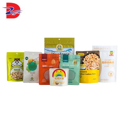 China Safety Factory Wholesale Custom Printed Food Grade Plastic Candy Pouch Packaging Sealing Flat Bag for sale